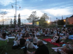 Chairs and blankets are welcome